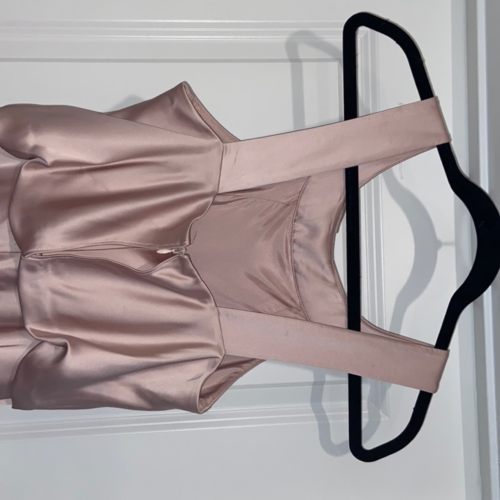 Calvin Klein Gown color: blush size: 4 - Picture 5 of 6